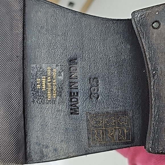 Free People Chelsea Boots Croc Embossed Leather Black Sz 39.5 (8.5) - Picture 9 of 12